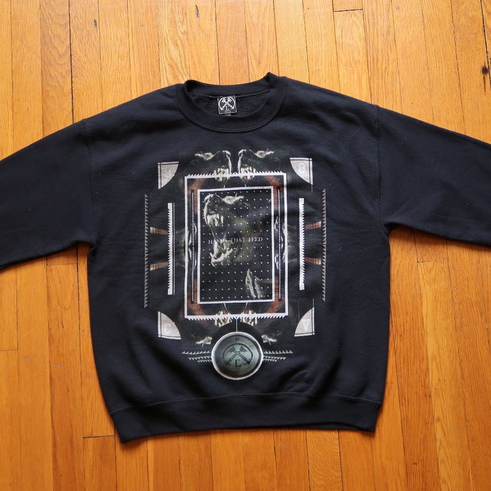 Vintage Civil Regime Hands That Feed Crewneck